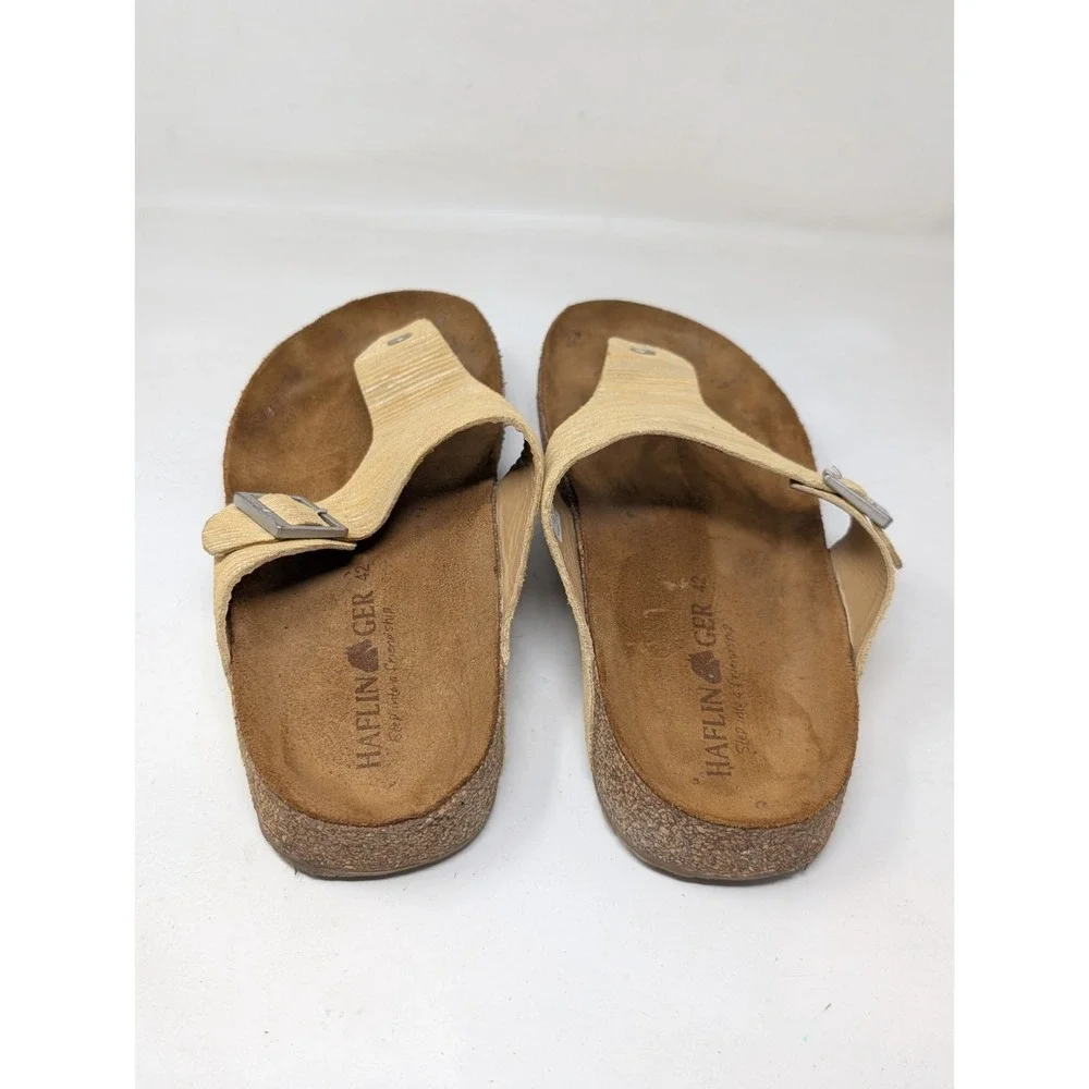 Haflinger Bio Conny Women's Size 42‎ / 11 Sandals 819018-1558 Yellow Leather